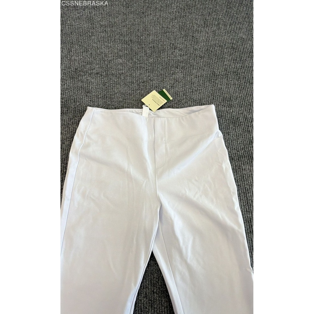Halara Women's White Wide Leg Flare Athleisure Pants High Waisted Sz XL Tall NWT - Picture 3 of 10
